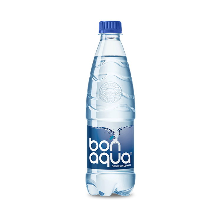 Бутылка Бонаква сильногазированная