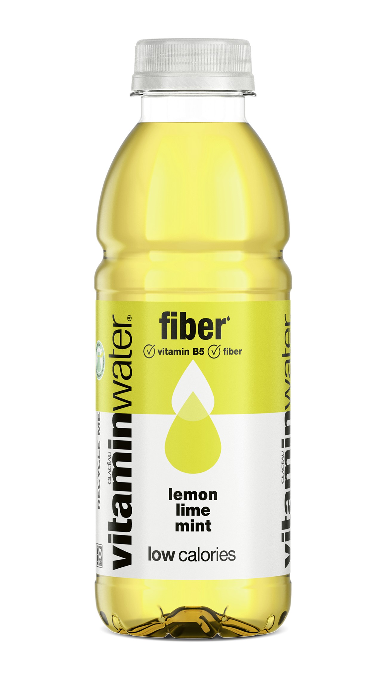 Eine Flasche Glacéau Vitaminwater  in der Variante fiber