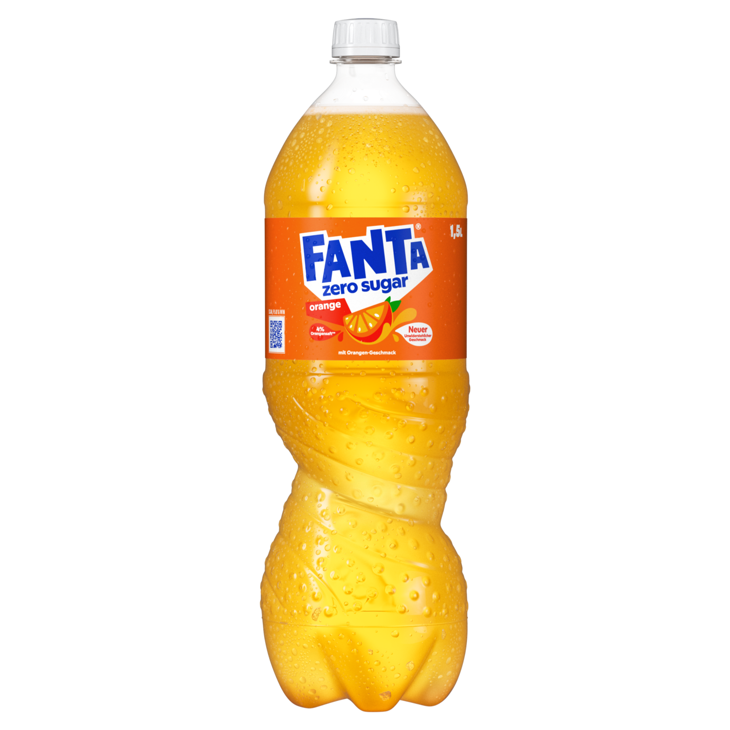 Produktabbildung - Fanta Orange ohne Zucker