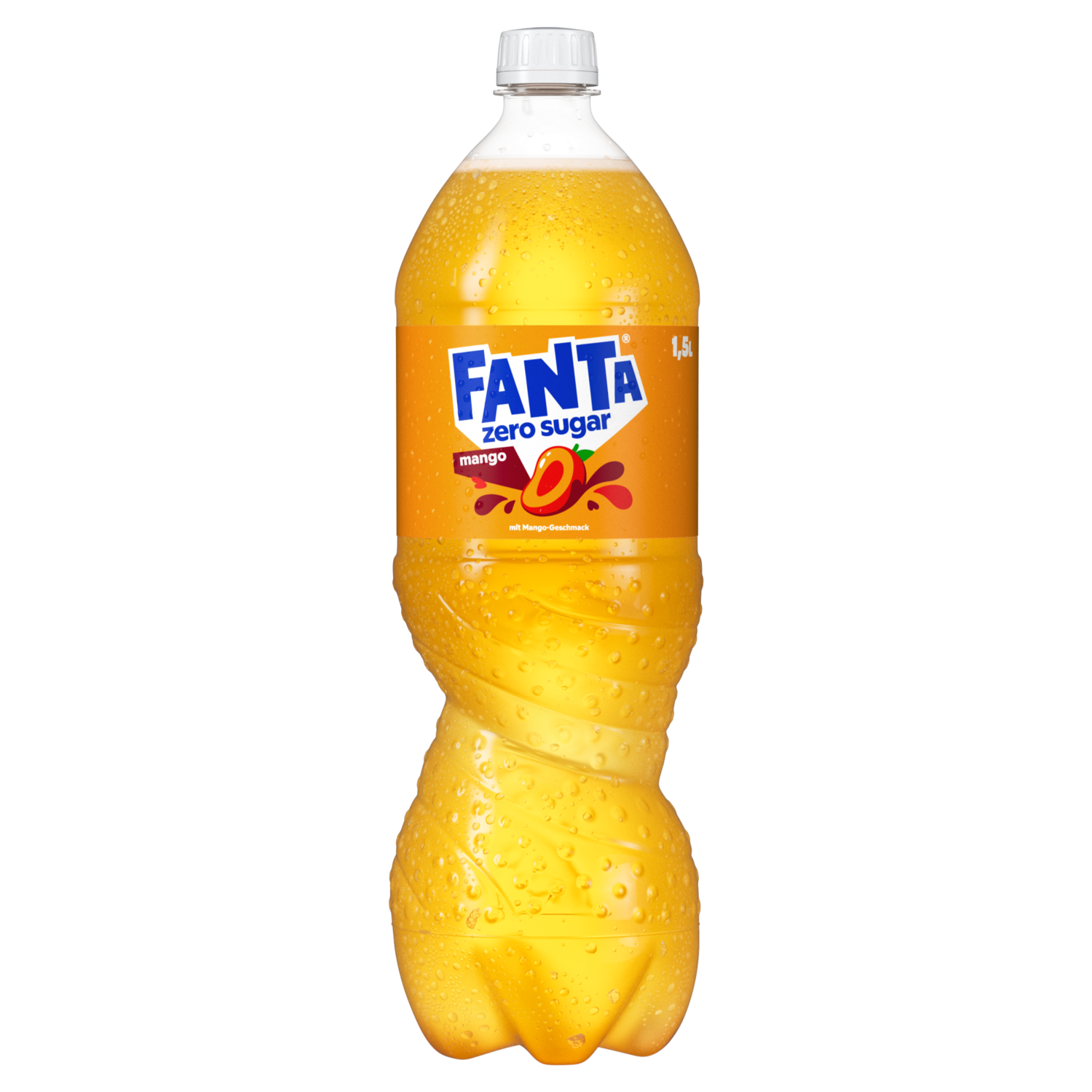 Produktabbildung - Fanta Mango ohne Zucker