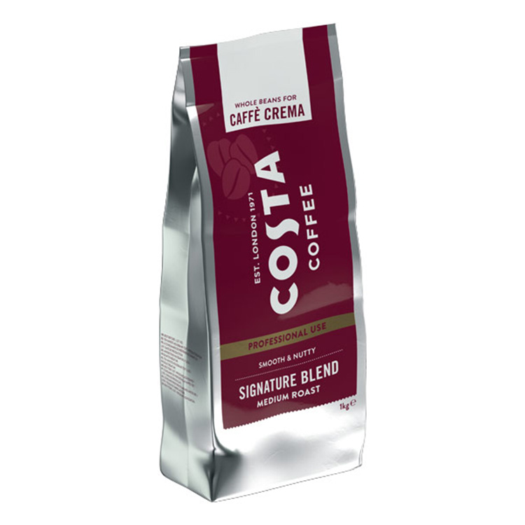 Eine Packung Kaffee Costa Coffee Signature Caffè Crema Blend