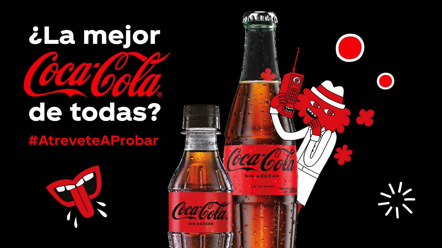 Banner Coca-Cola Sin Azúcar