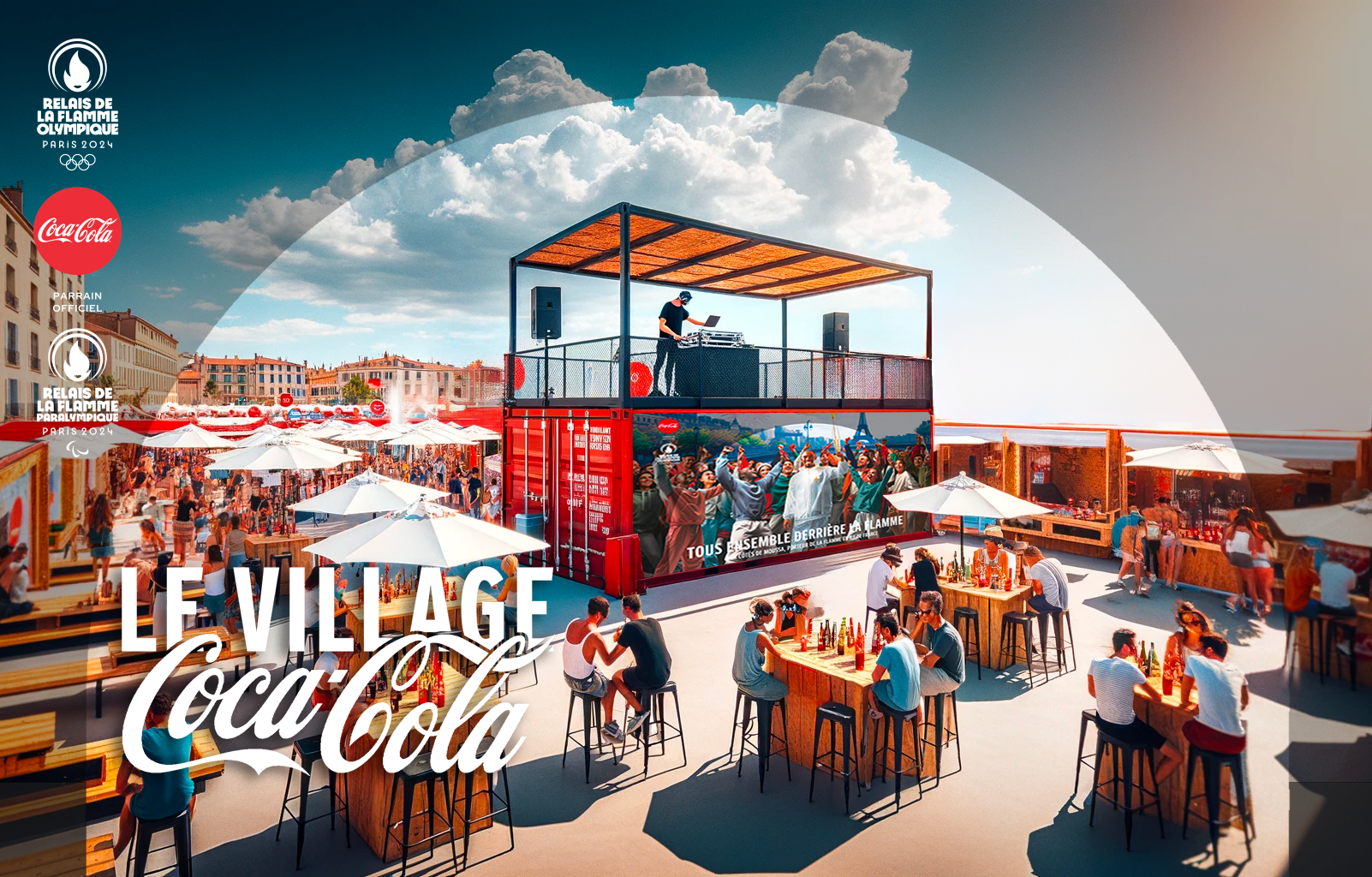 Le Village Coca-Cola - Relais de la Flamme Olympique de Paris 2024