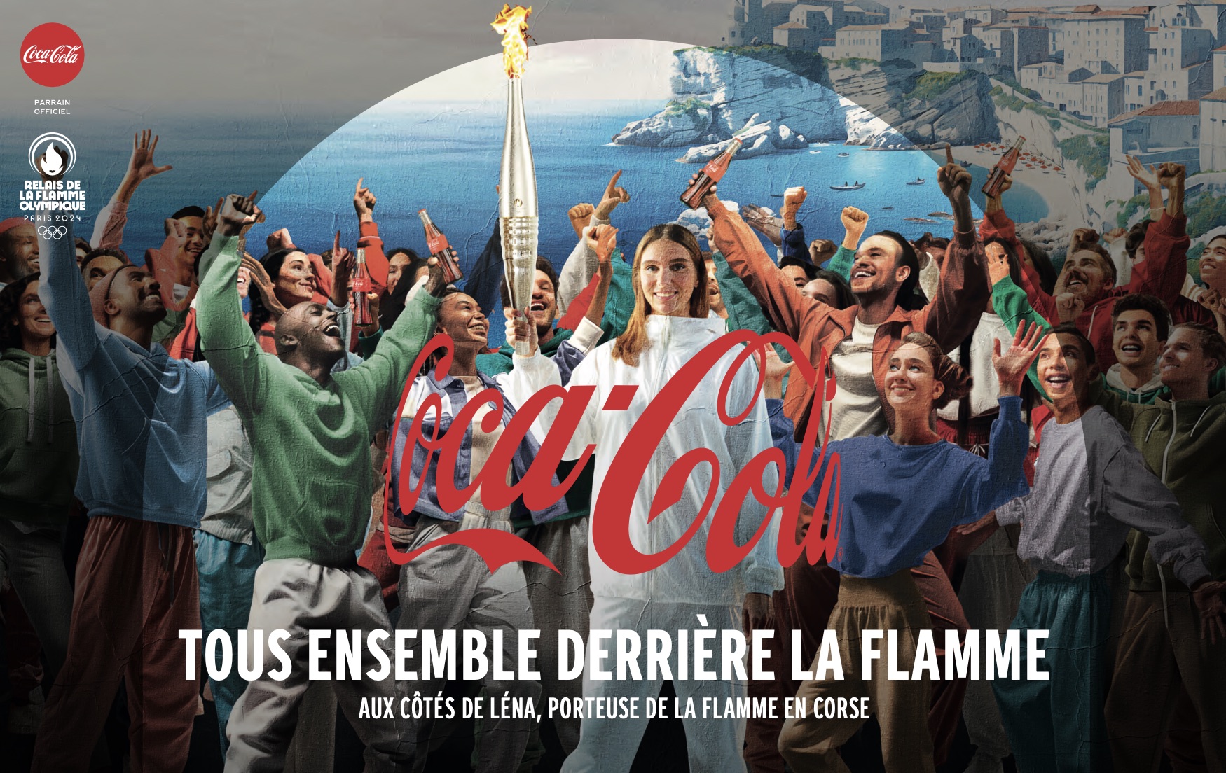 Coca-Cola - Porteur de la Flamme Olympique de Paris 2024