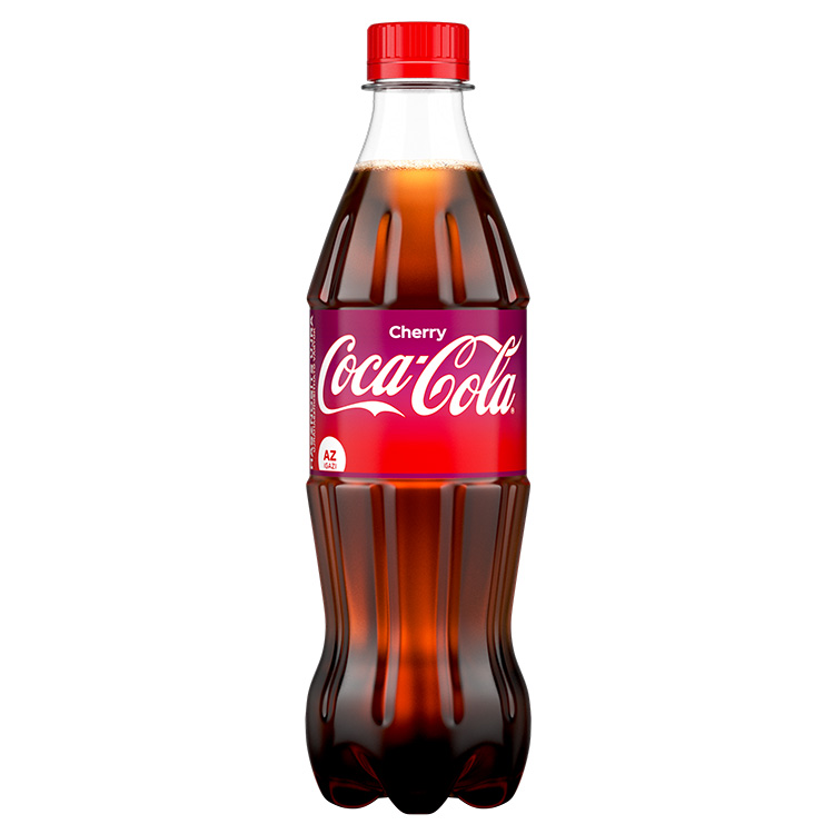 Coca-Cola Cherry műanyag palack