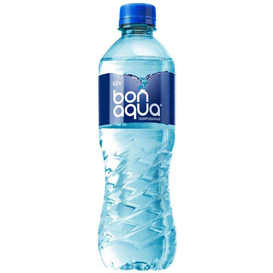 Газированная вода Bonaqua в бутылке