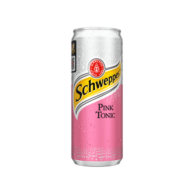 Doză de Schweppes Pink Tonic