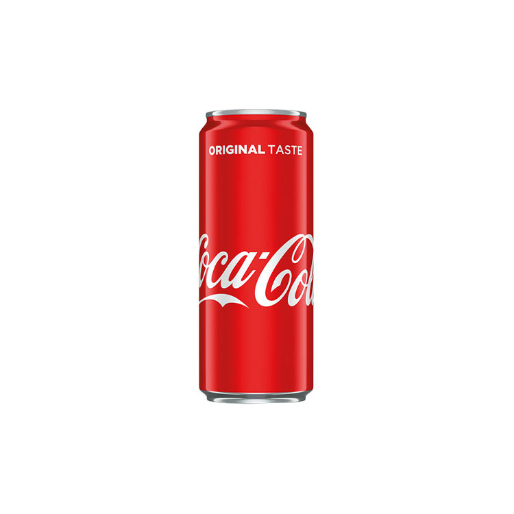 coca-cola limenka sa bijelo pozadinom