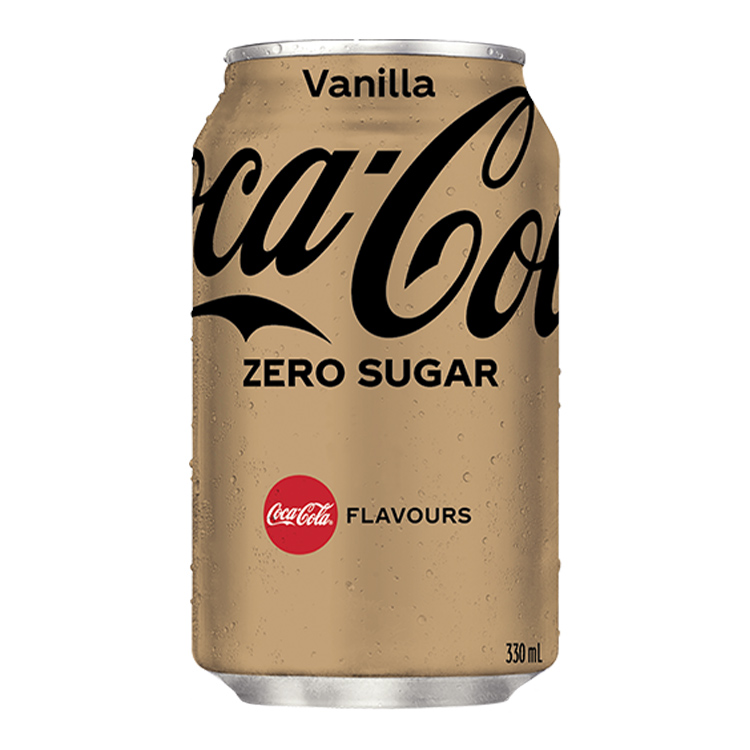 Coca-Cola Vanilla Zero Sugar can
