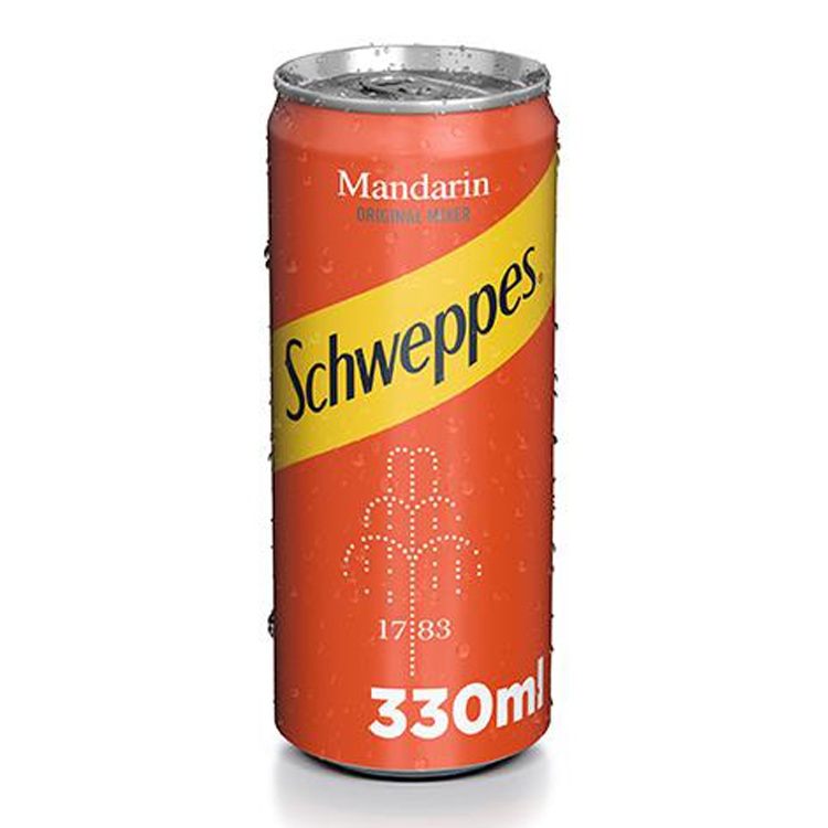 Doză de Schweppes Mandarin