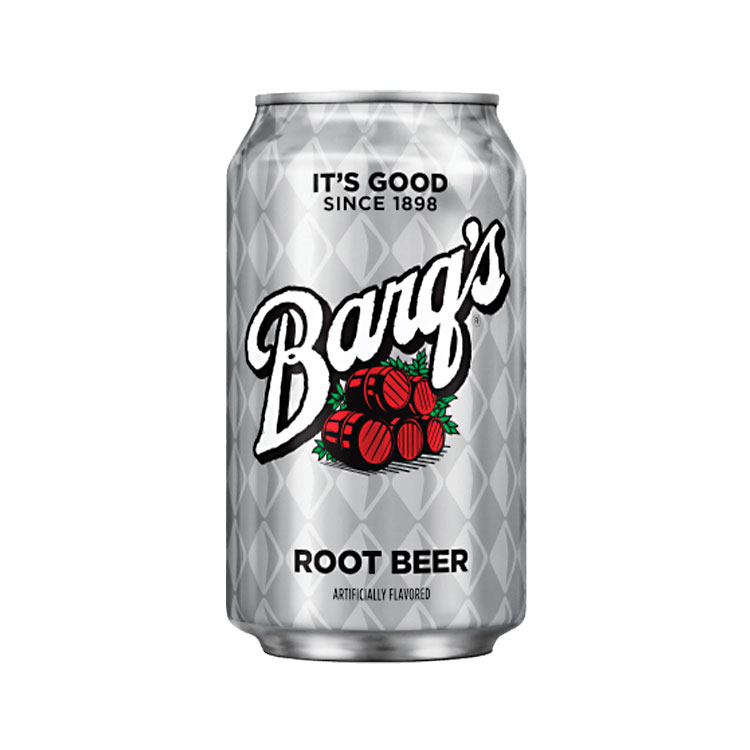 Barq's Root Beer can