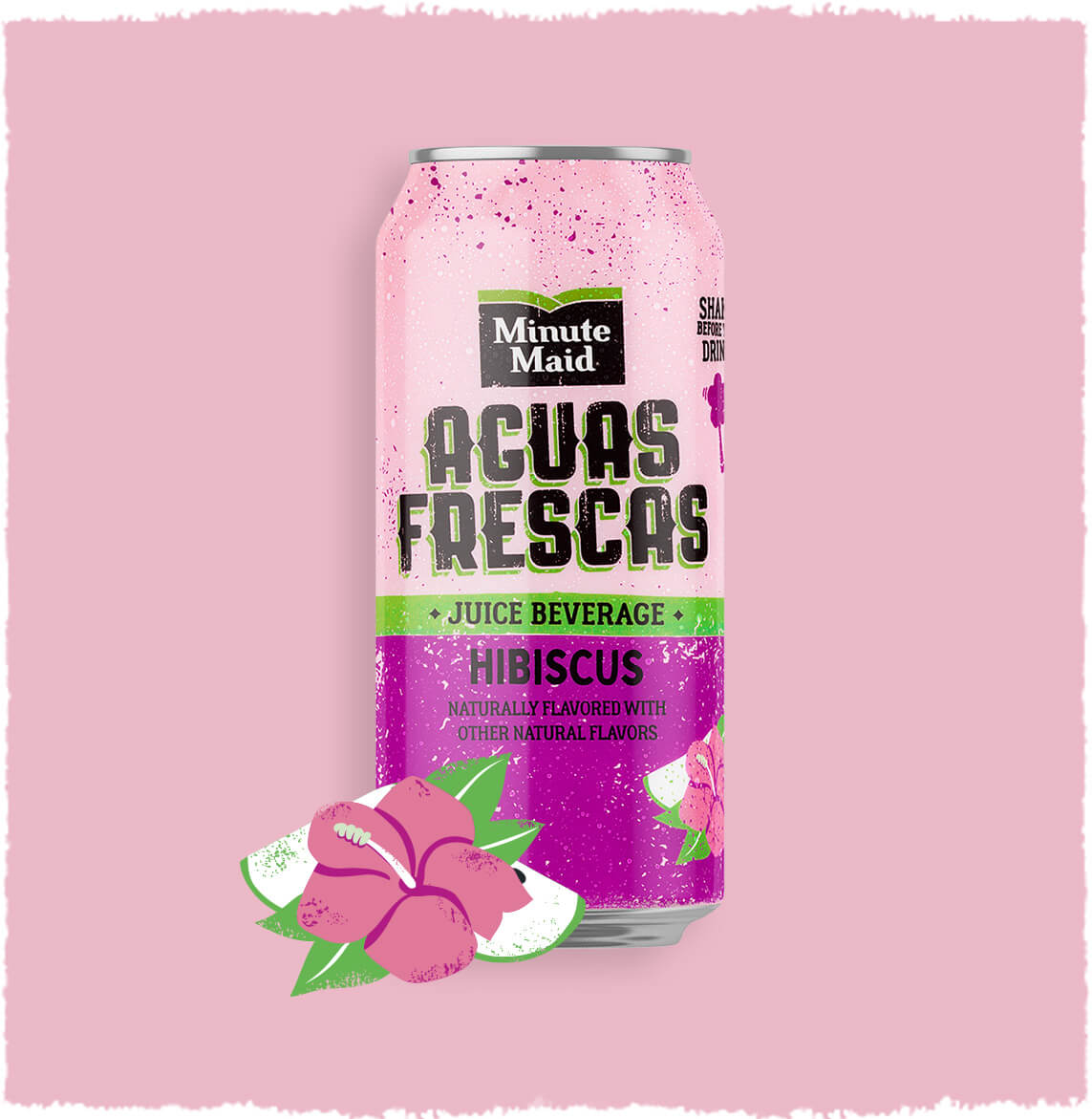Minute Maid Aguas Frescas Hibiscus can