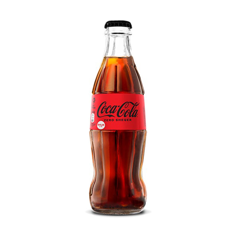 Shishe qelqi Coca-Cola Zero Sheqer 250 ml