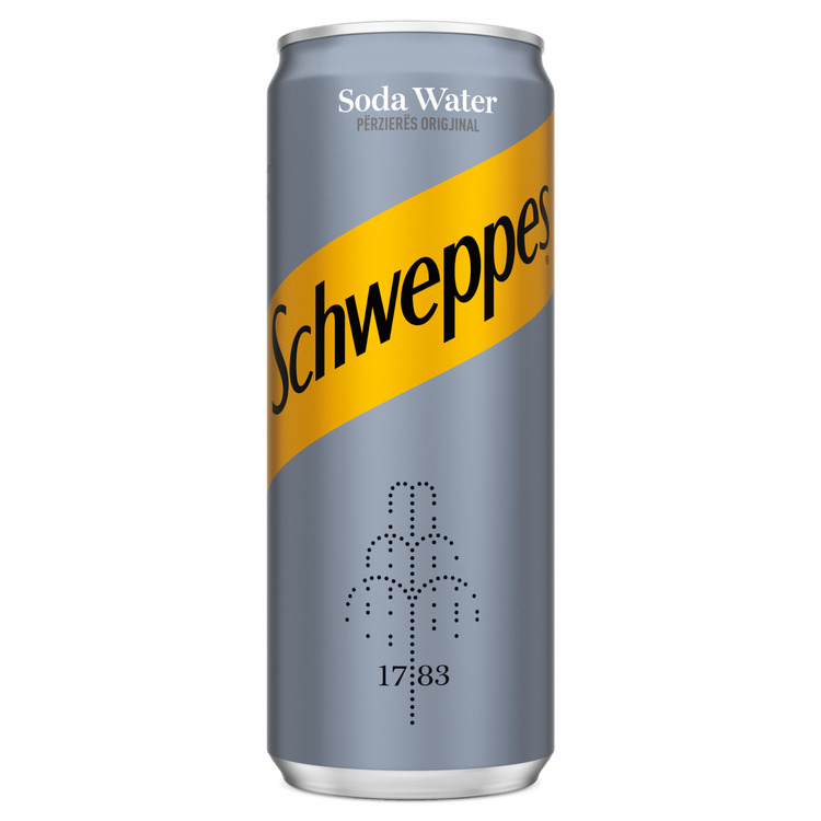 Pije e konservuar Schweppes Soda Water 330ml 