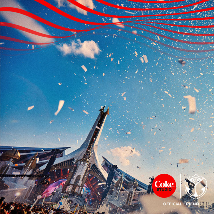Vista del escenario principal del festival Tomorrowland Summer.