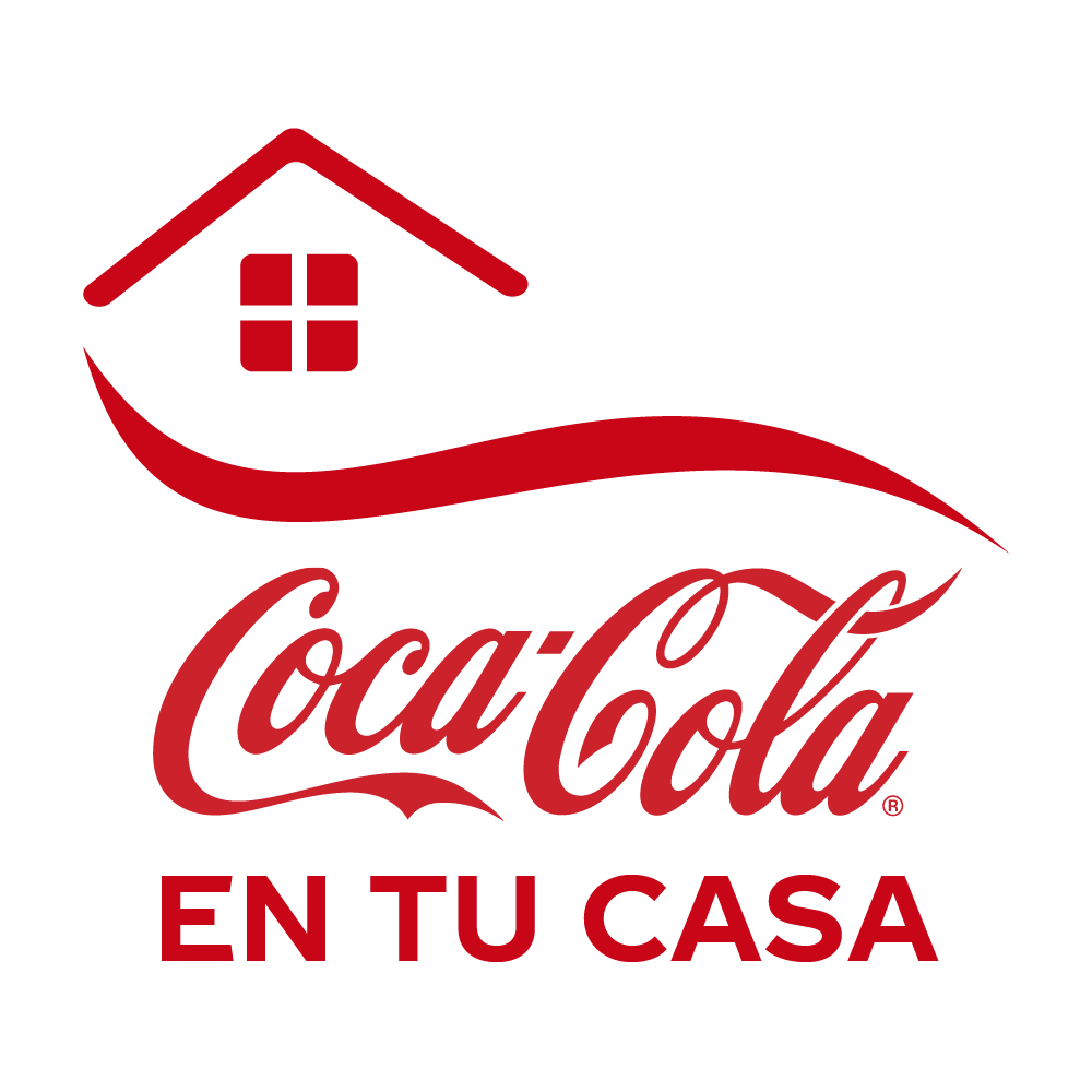 Logo Coca-Cola en tu casa