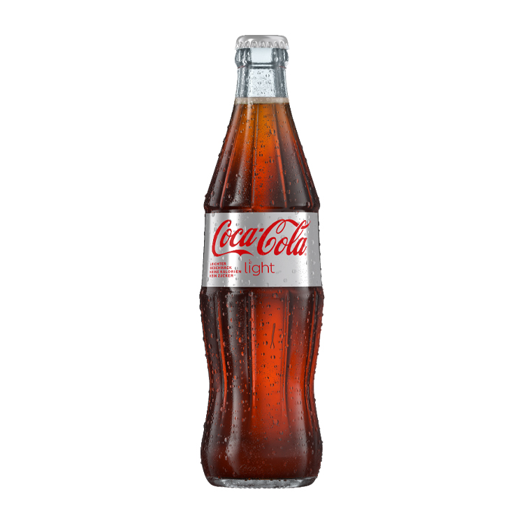 Eine Flasche Coca-Cola light
