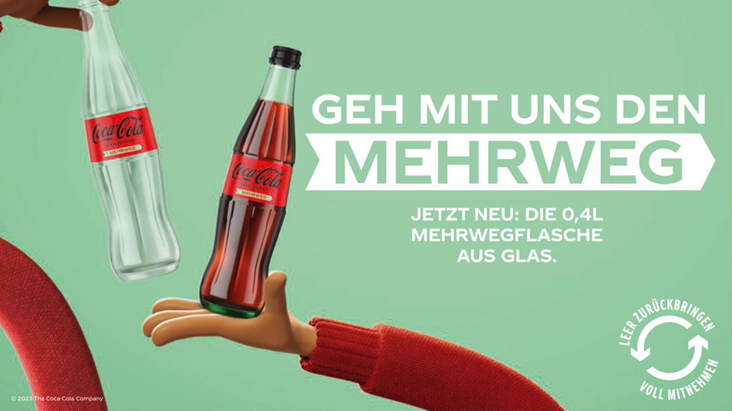 Foto von Teilnehmern des Coca-Cola Inclusion Run in Wien, darübergelegt der Text "Coca-Cola Inclusion Run - Emotionaler Auftakt des Vienna City Marathon"