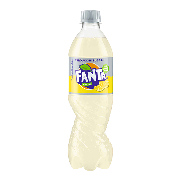 Eine Flasche Fanta Lemon Zero