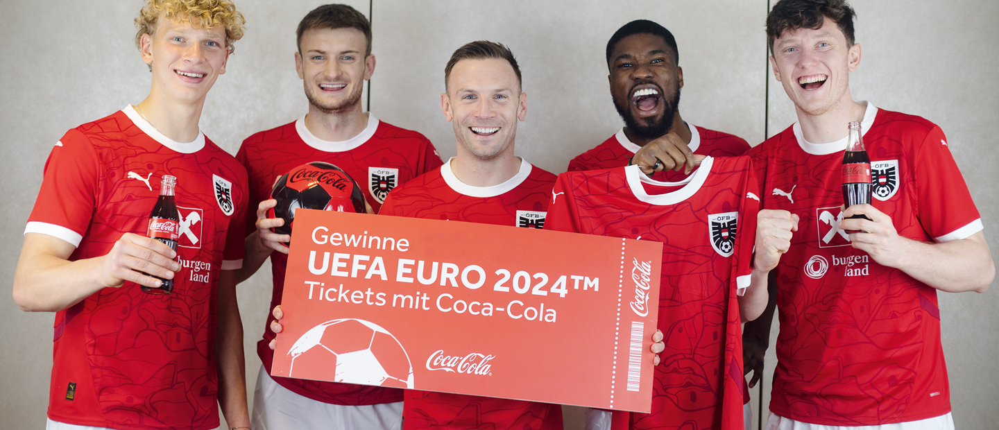 Gruppenfoto: Fußballspieler des österreichischen Nationalteams