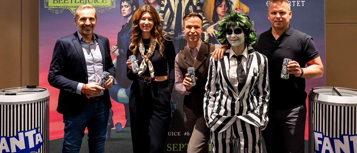 Gruppenfoto von Vorpremiere von "Beetlejuice, Beetlejuice"