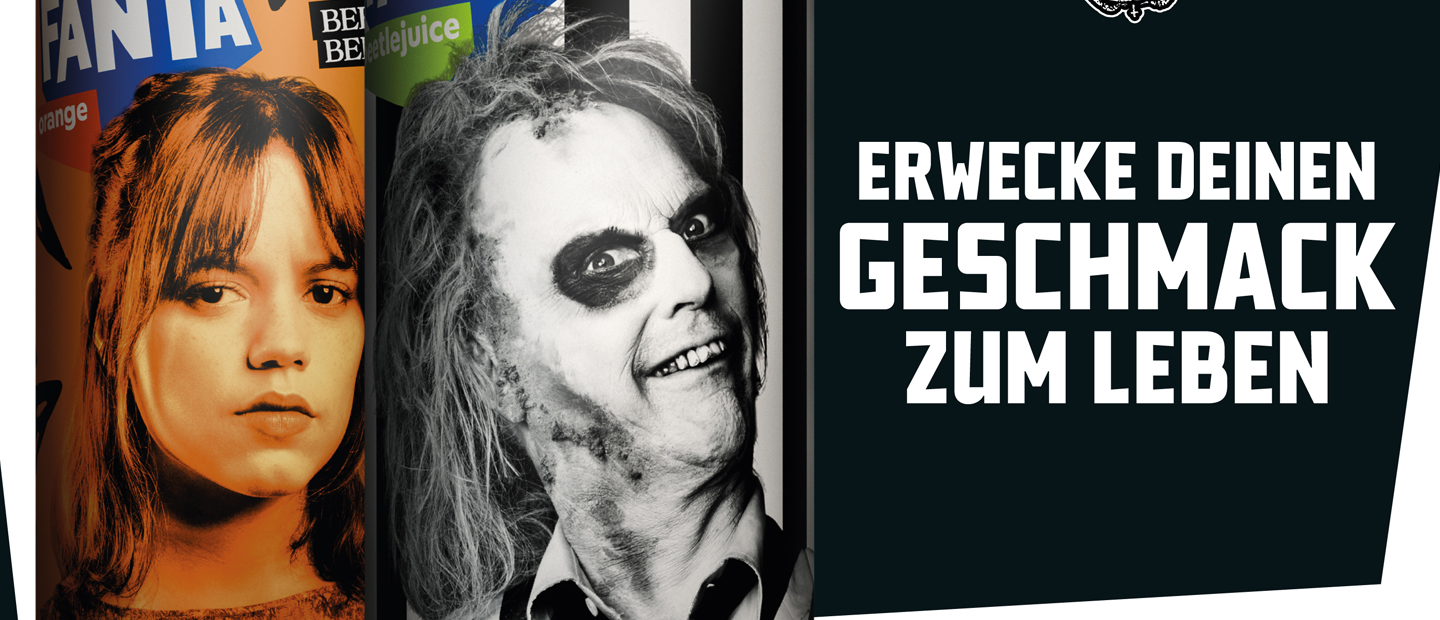 Limited Edition Fanta im Beetlejuice Design