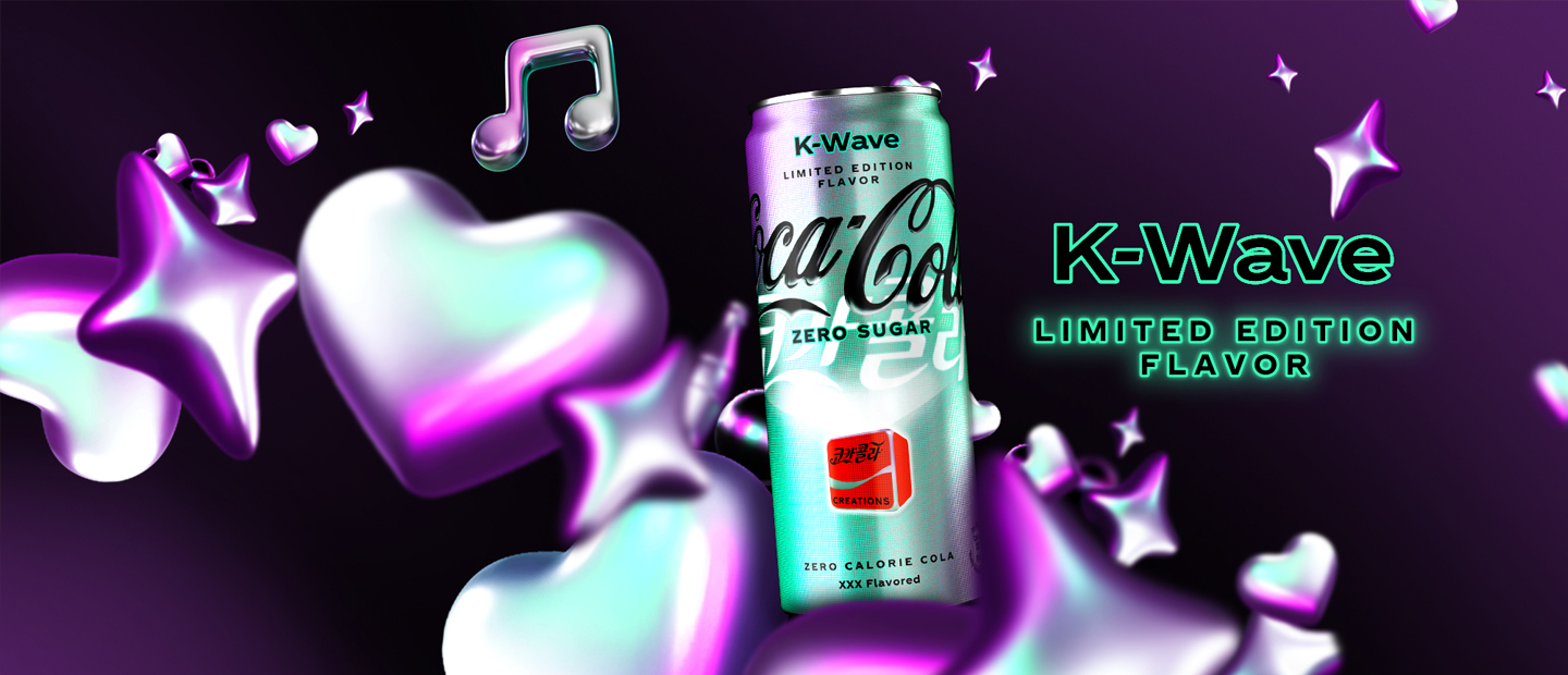 Coca-Cola K-Wave Zero Sugar Produkt Foto
