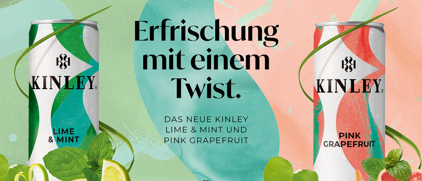 packshot neuer Sorten von Kinley