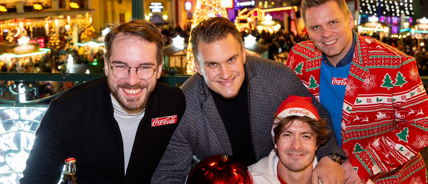 VIP Gäste bei Coca-Cola Weihnachtstruck Tour 2024