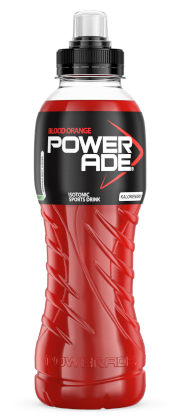 Eine Flasche Powerade Mountain Blast