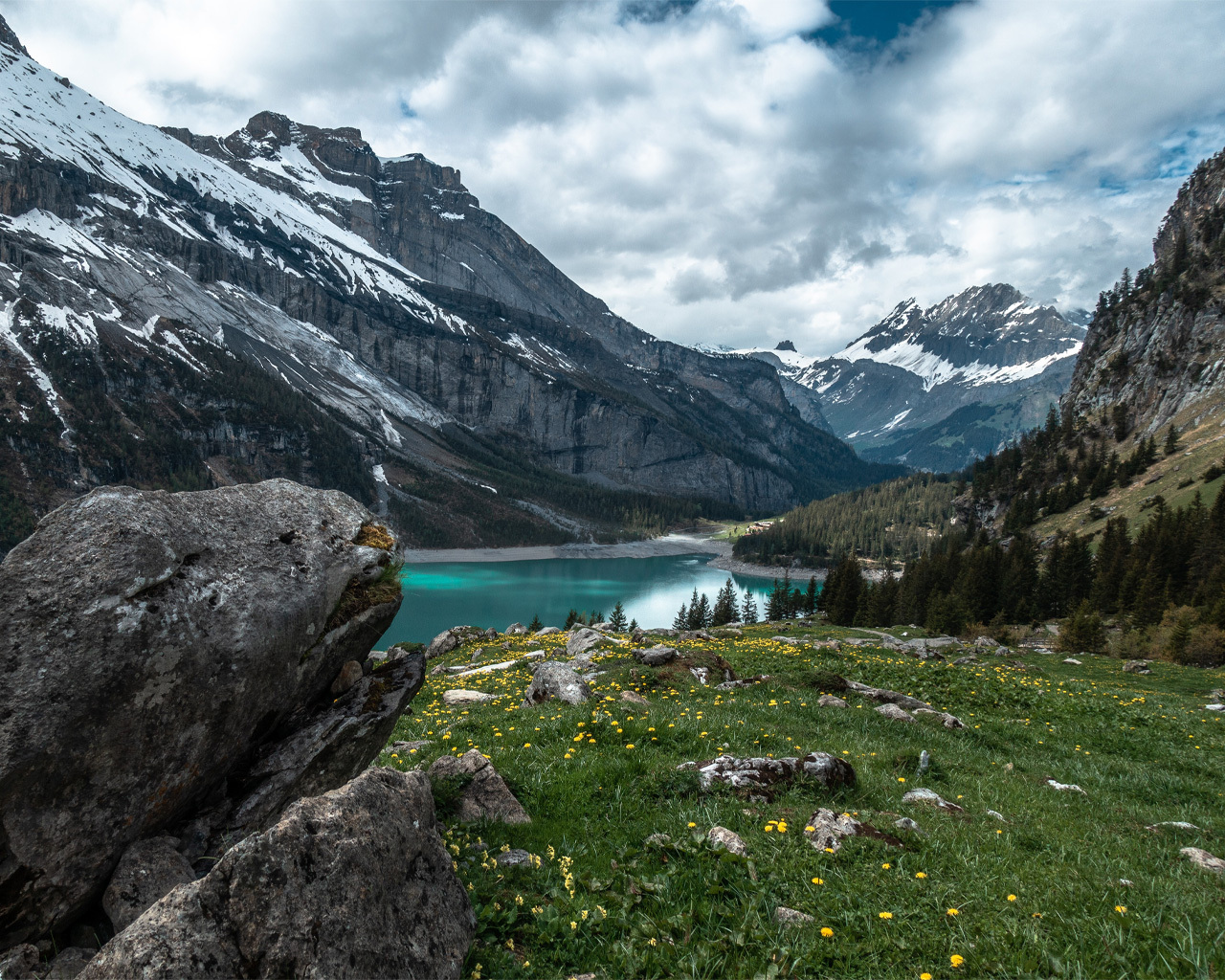 Foto von einem österreichischen Bergsee