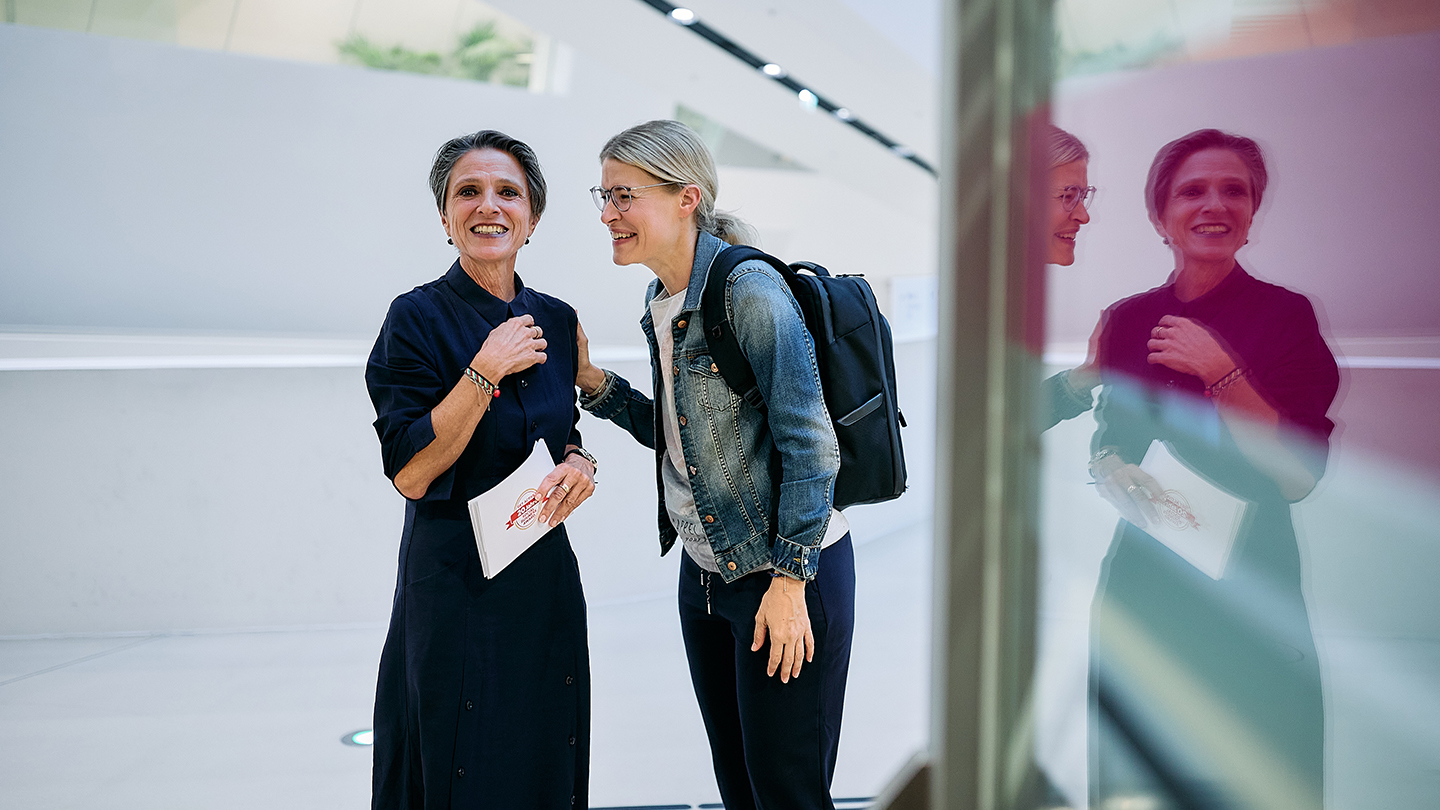 KArin Bauer und Olivia Rauscher