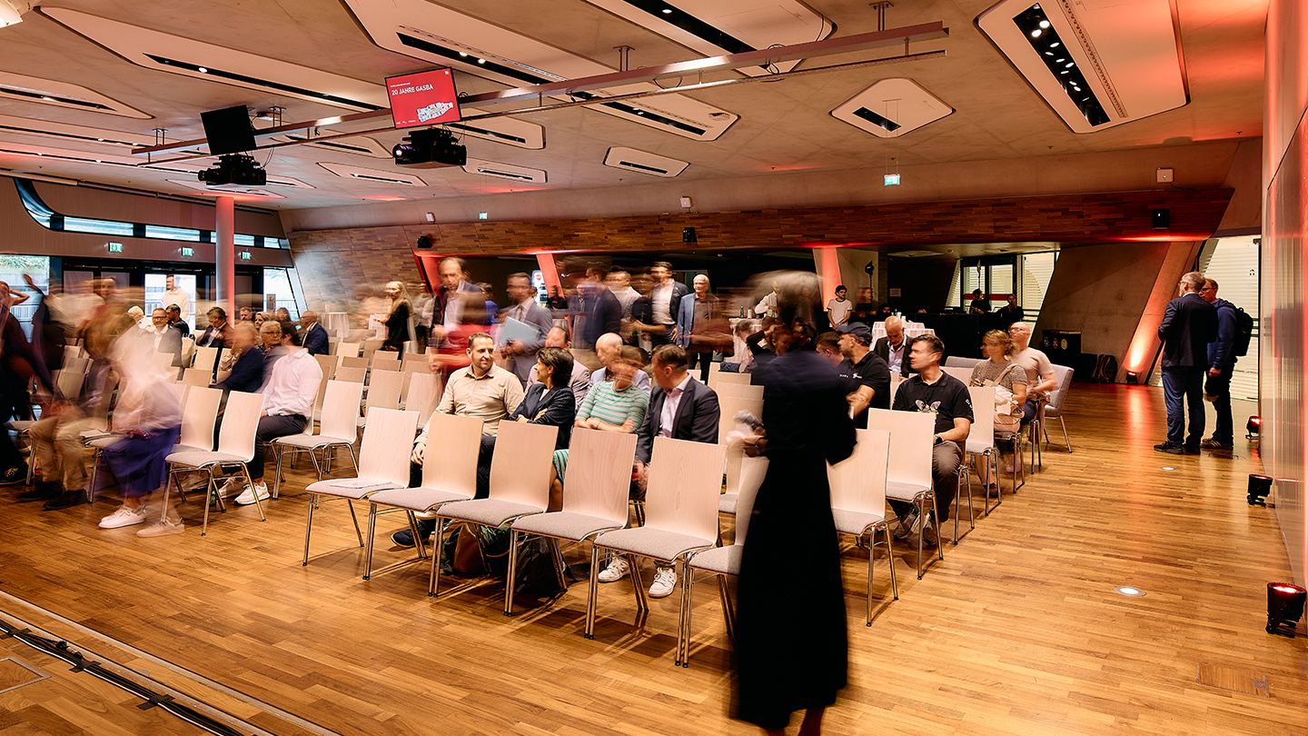Festsaal an der WU beim 20 Jahre Jubiläum