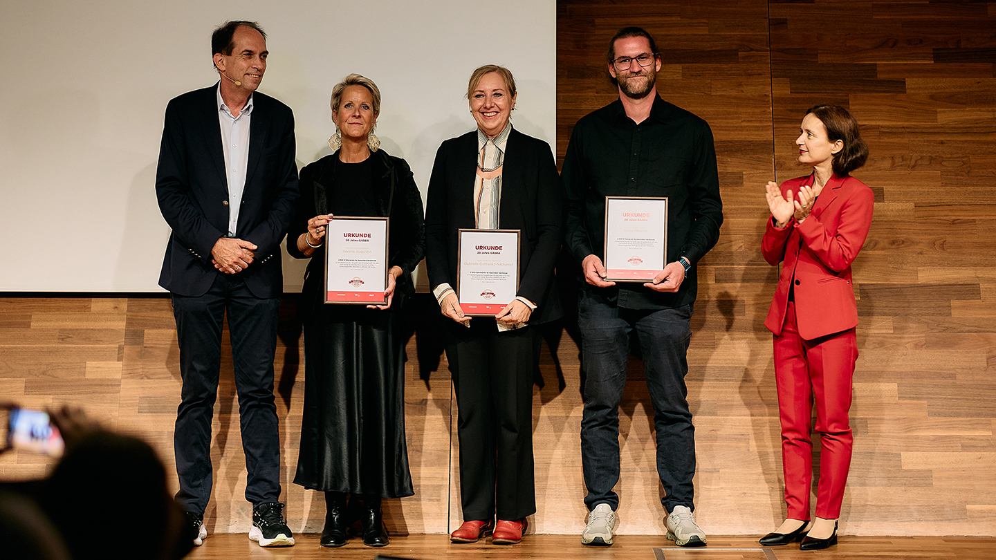 Christian Horak, Verena Augustin, Gabriele Gottwald-Nathaniel, Daniel Mitsche und Mirela Toljan Jakomin
