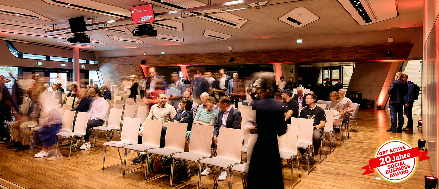 Festsaal an der WU beim 20 Jahre Jubiläum