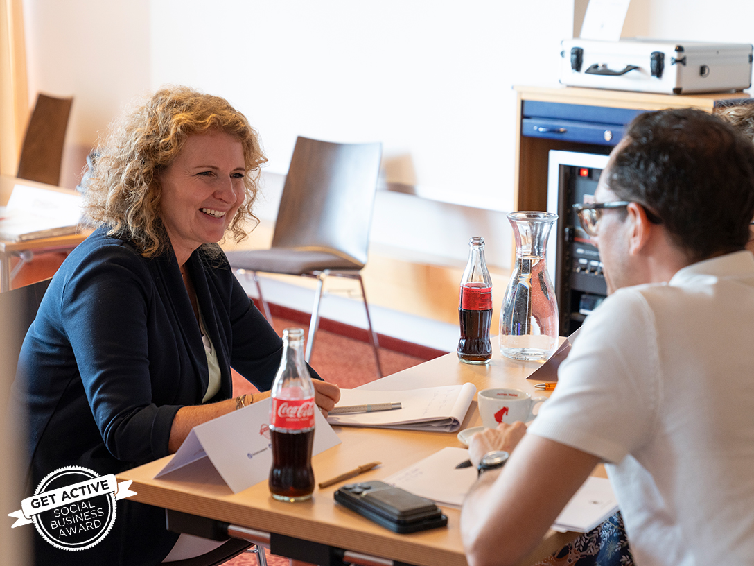 Teilnehmerin beim individuellen Coaching 