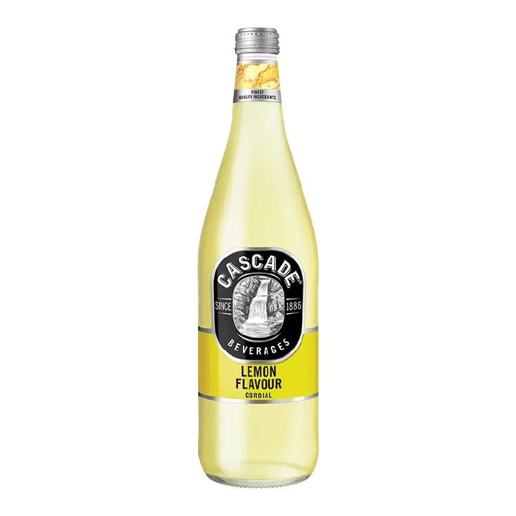 Cascade Lemon Flavour Cordial bottle