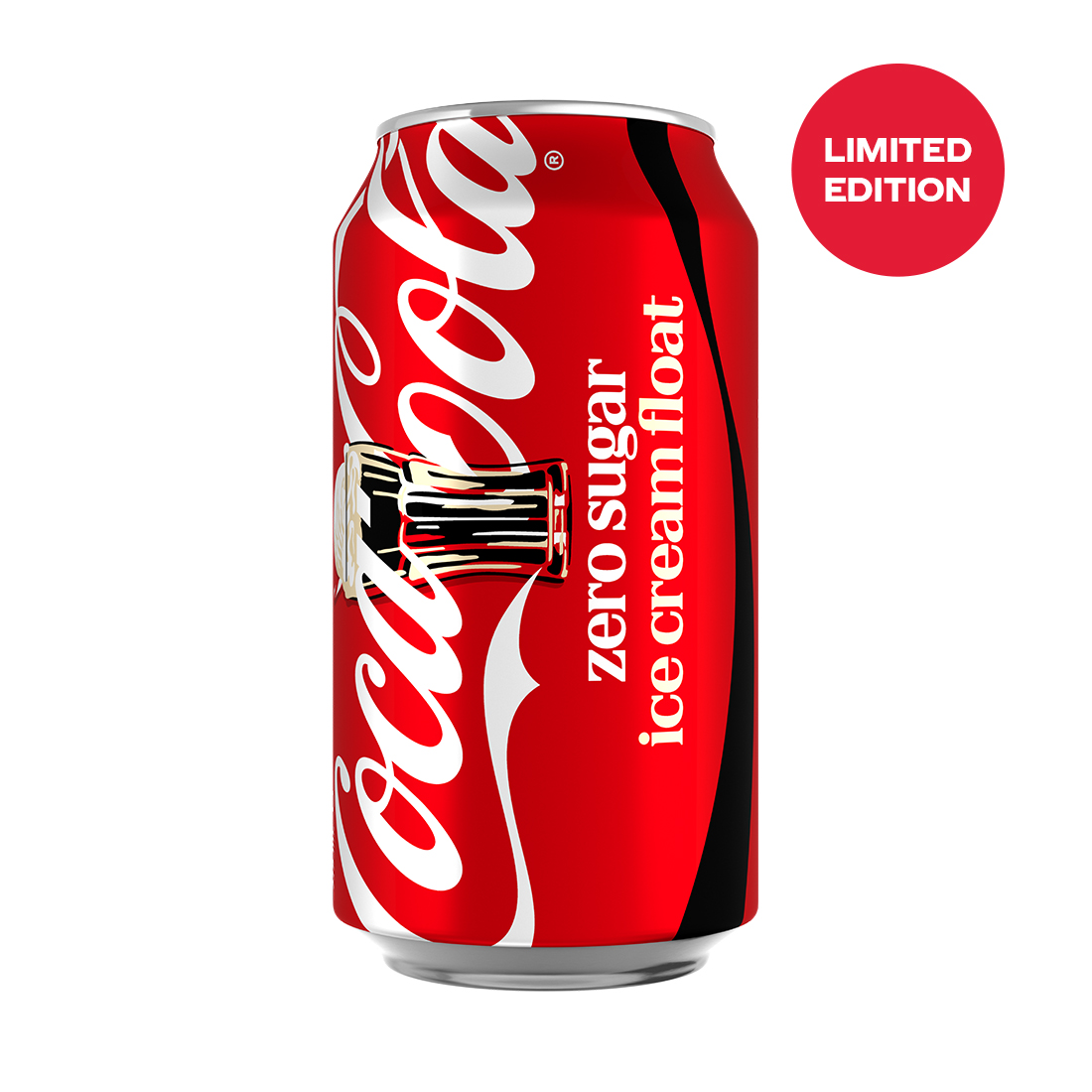 Coca-Cola Zero Sugar Ice Cream Float can