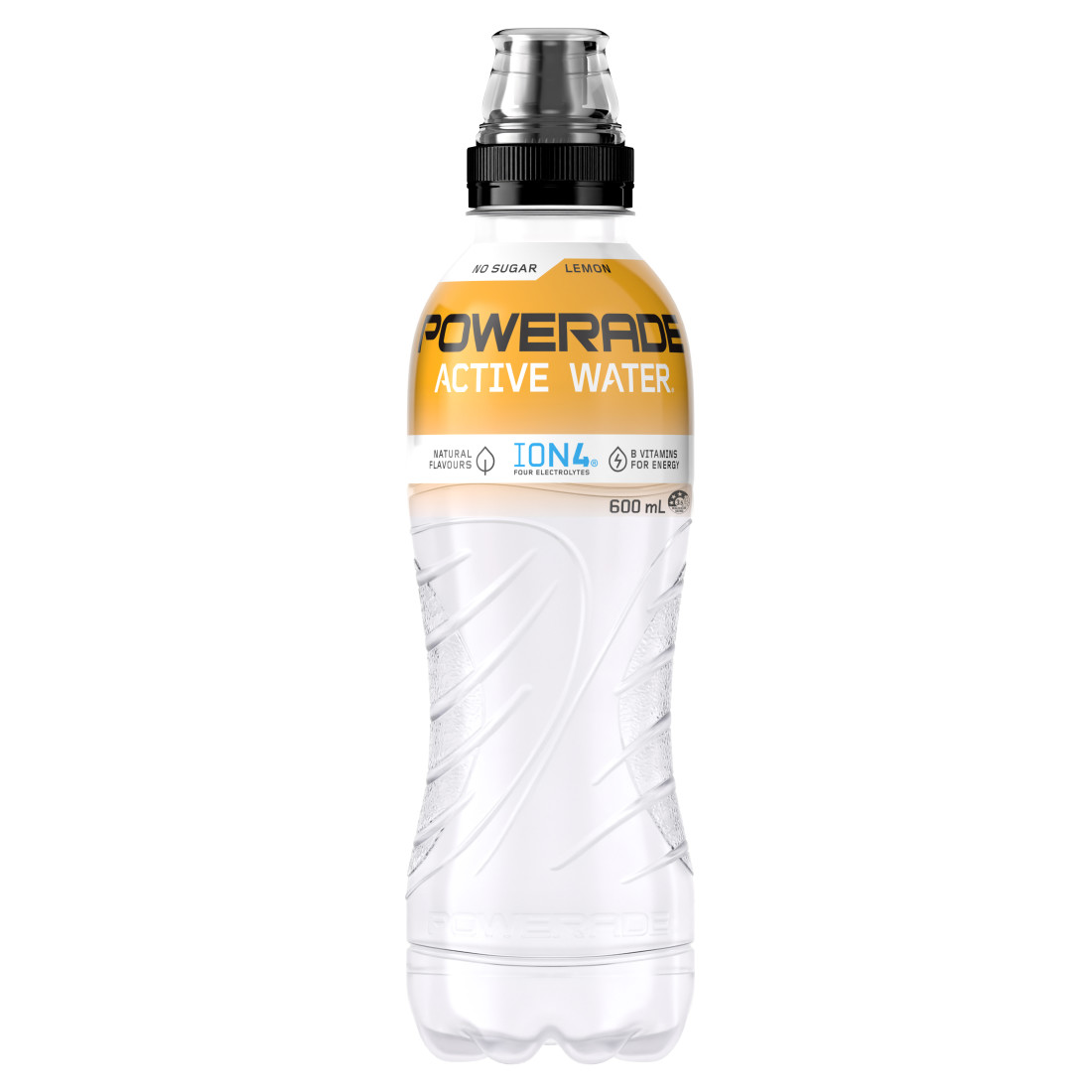 Powerade Active Water Lemon bottle