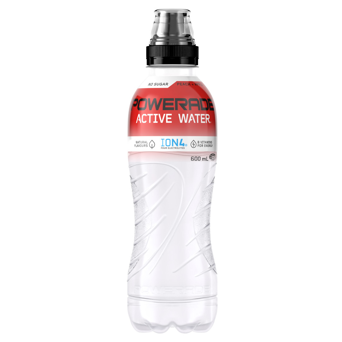Powerade Active Water Peach & Apple bottle