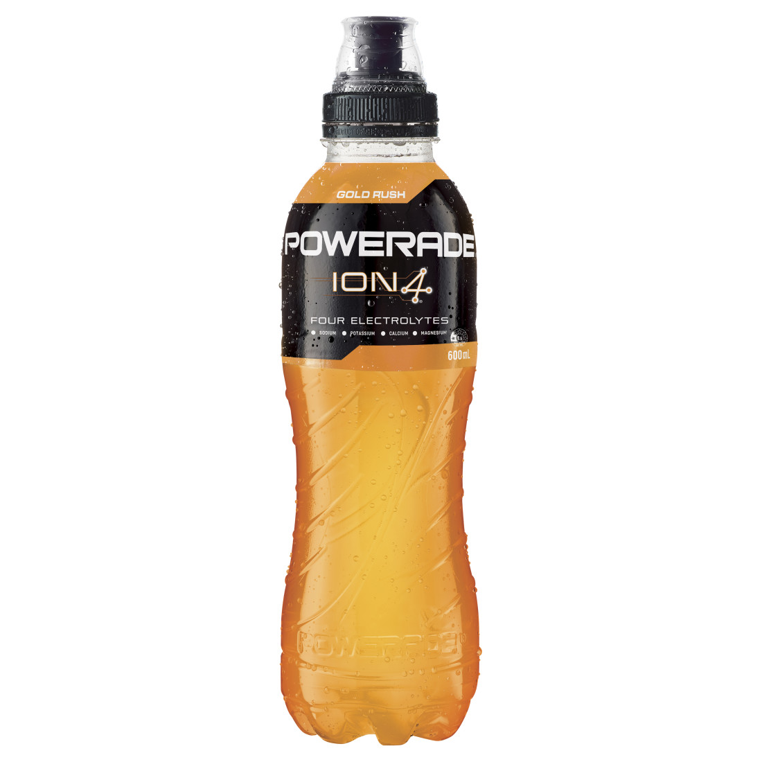 Powerade ION4 Gold Rush bottle