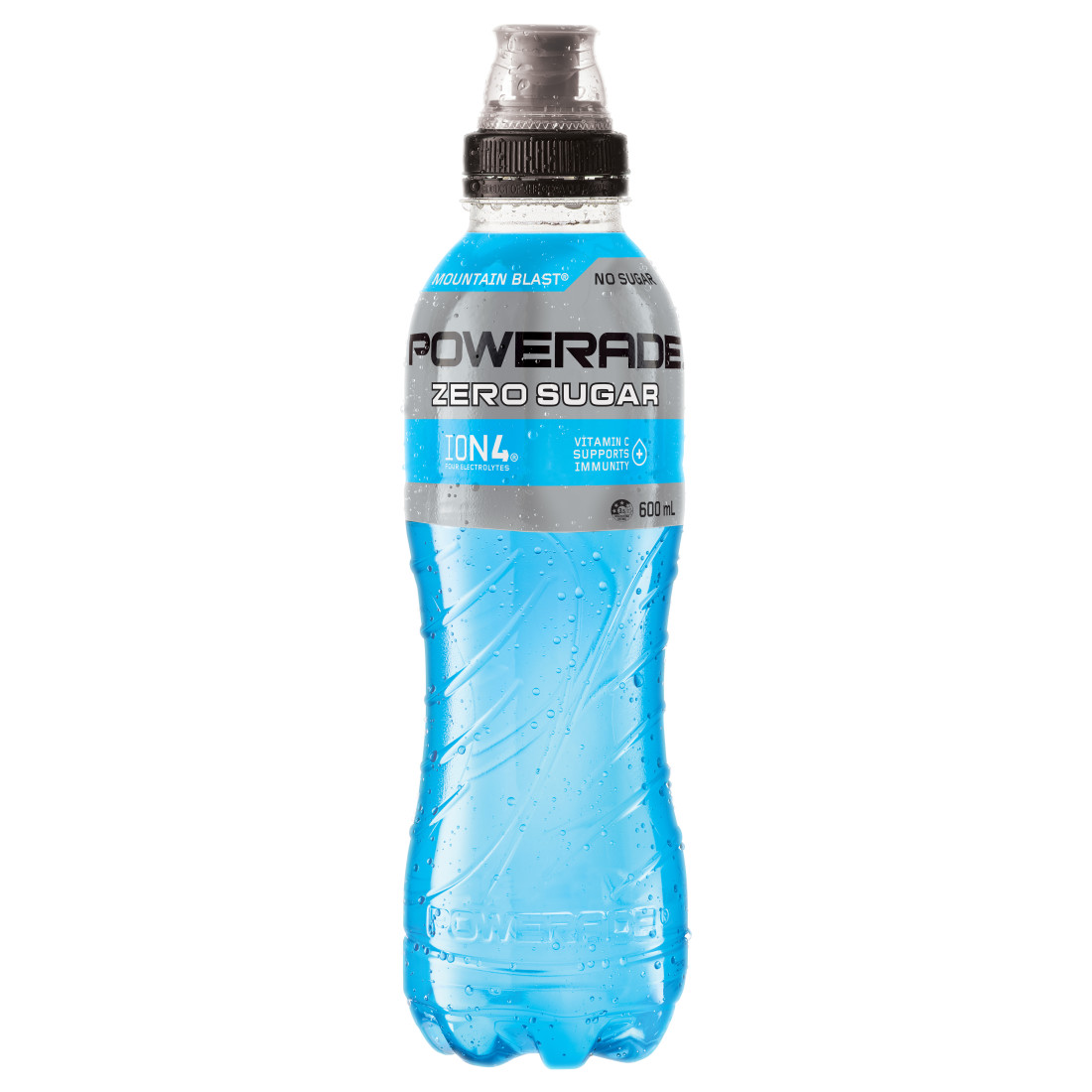 Powerade Zero Sugar Mountain Blast bottle