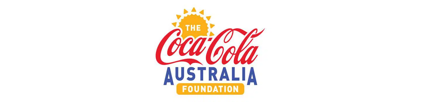 The Coca-Cola Australia Foundation logo on white background