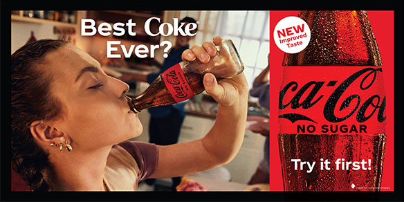 Coca-Cola® Zero Sugar Launches in U.S. with New and Improved Real Coca-Cola  Taste