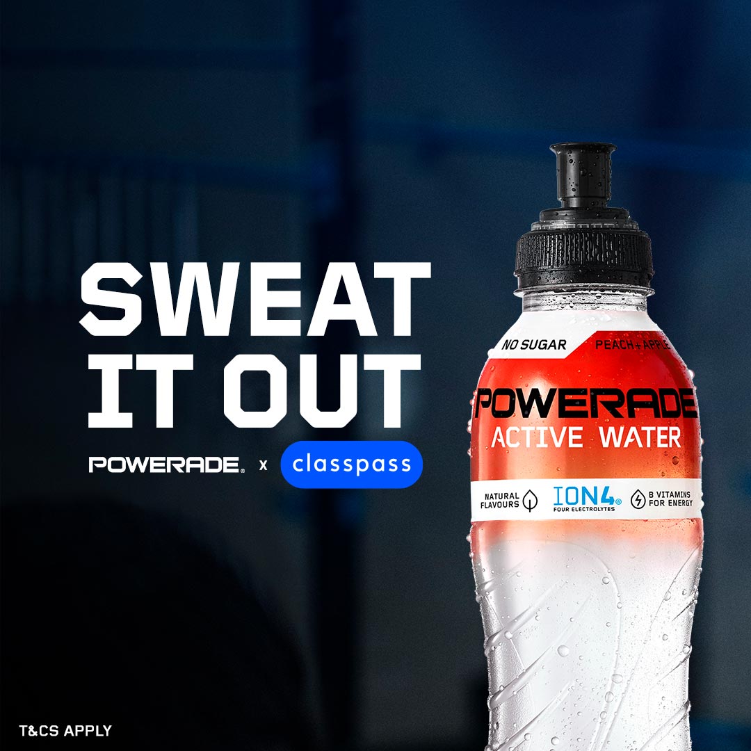 Sweat it Out! Powerade announces new partnership with ClassPass 