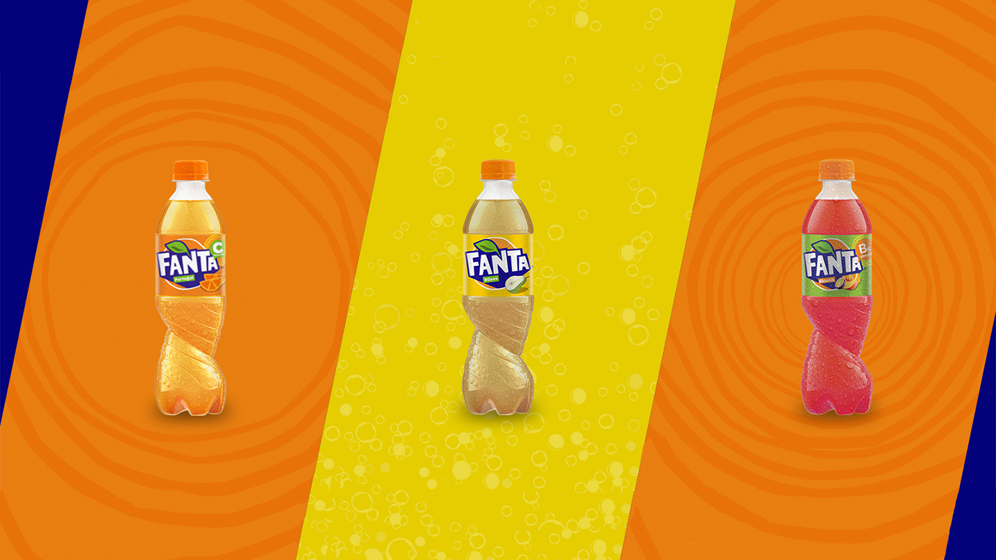 Müxtəlif ləzzətlərdə fanta