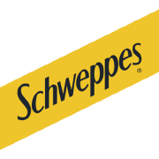 Schweppes logo sa belom pozadinom