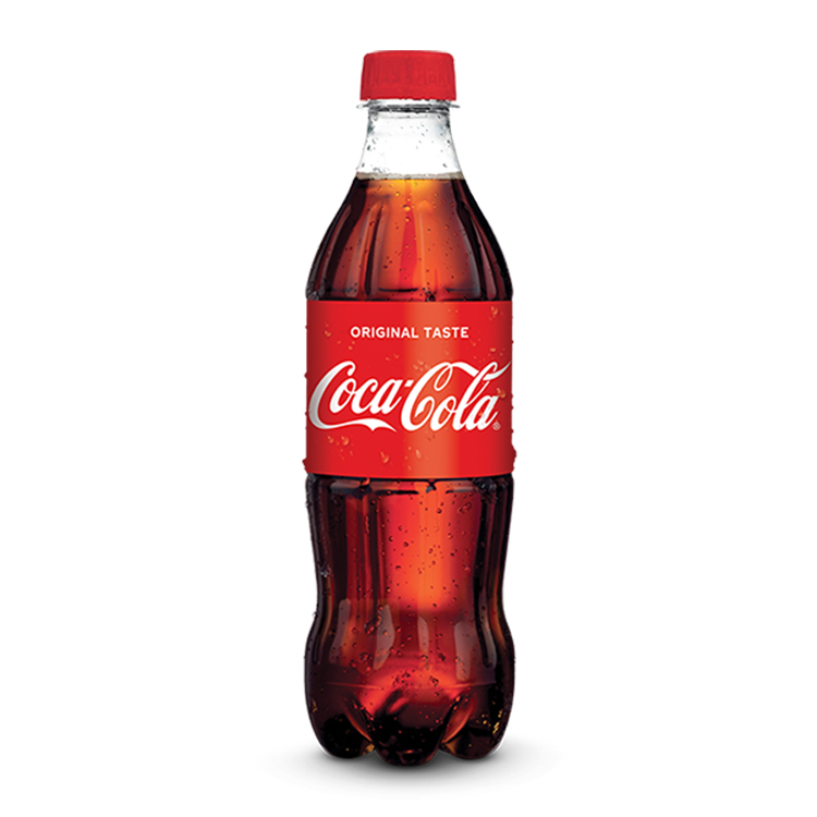 Coca-Cola flašica sa belom pozadinom