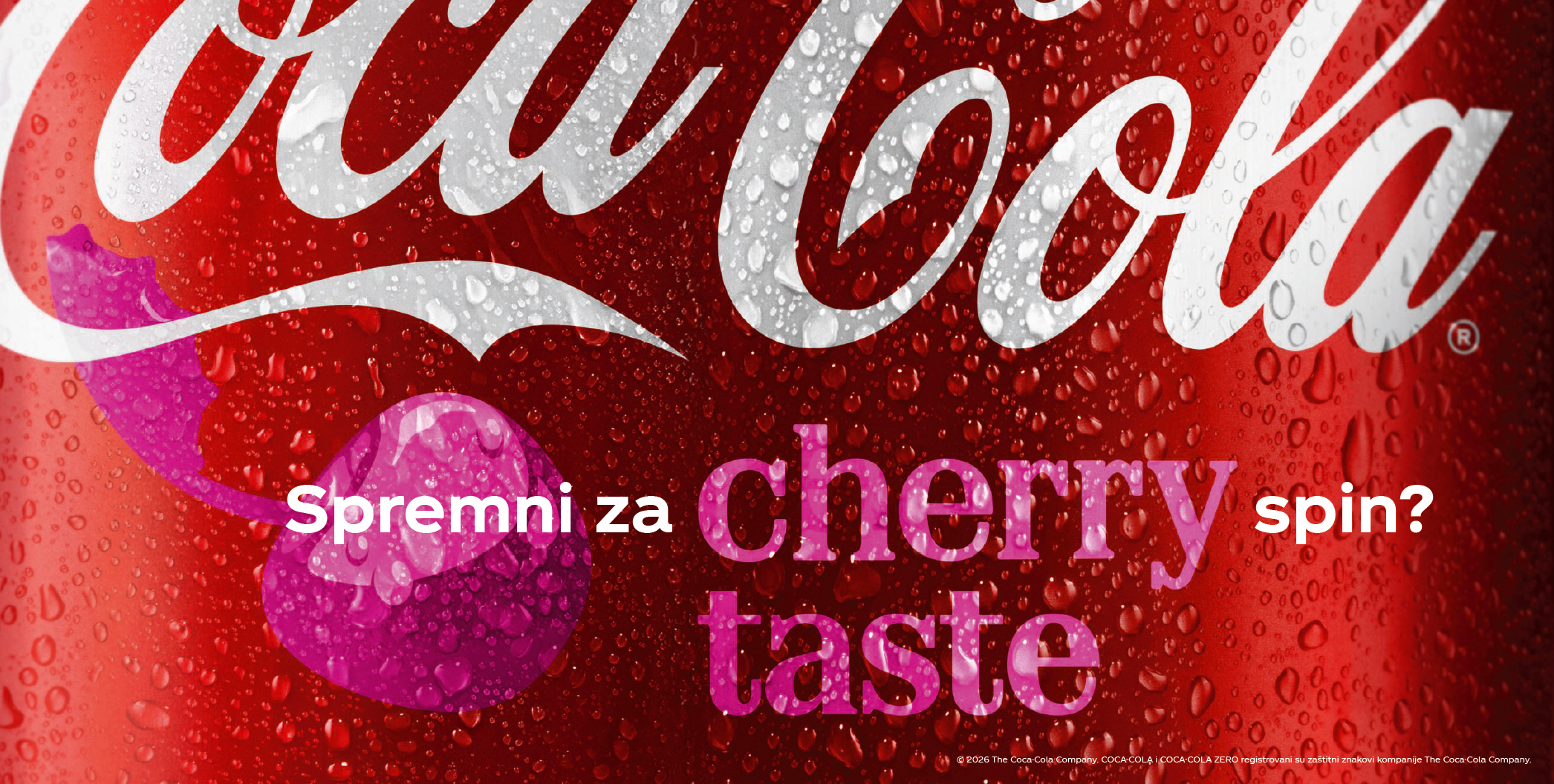Slika prikazuje Coca-Cola Cherry  limenku