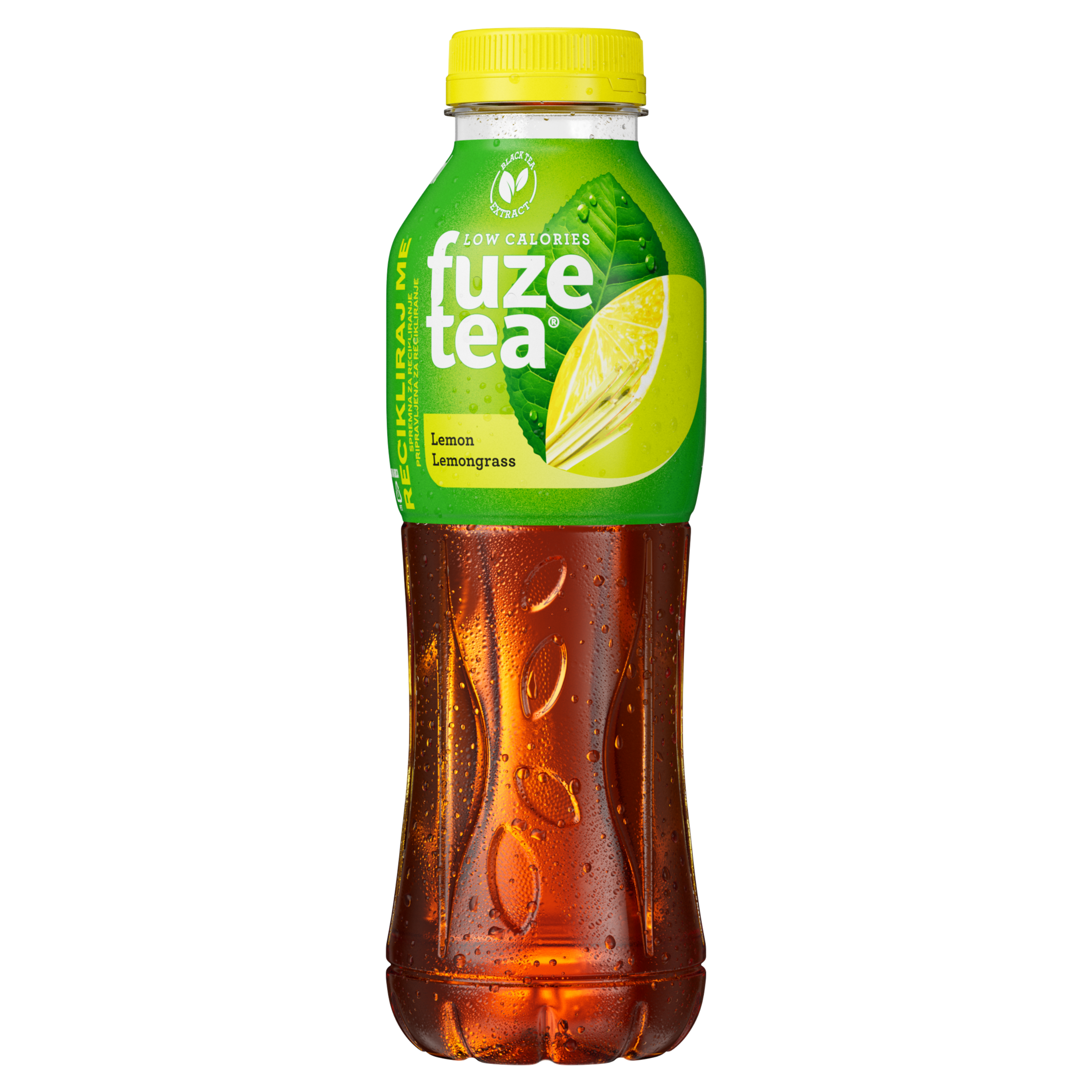 Fuzetea Lemon & Lemongrass flašica sa belom pozadinom